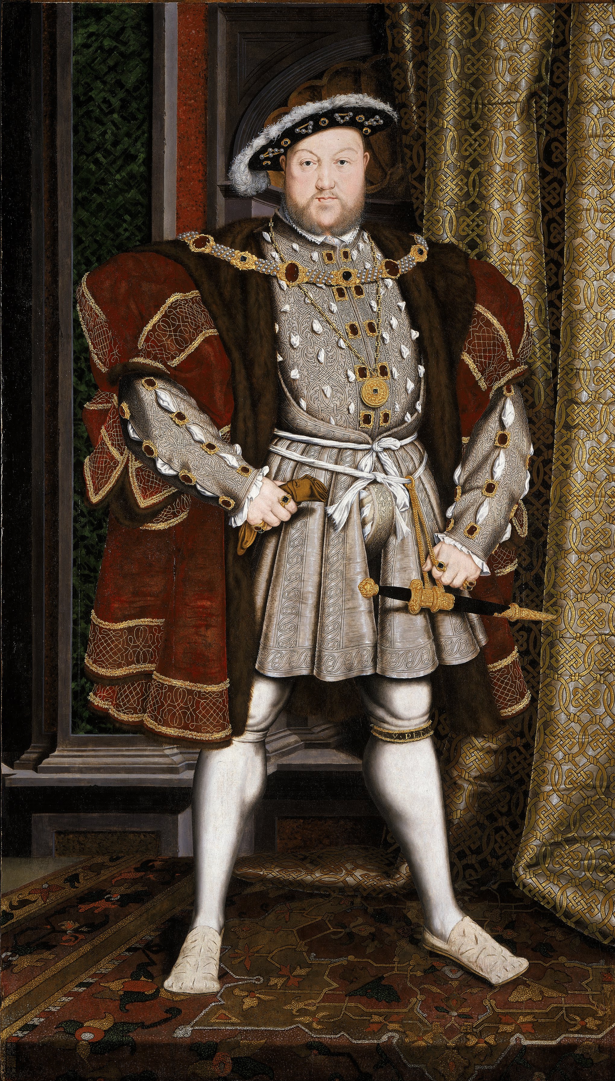Portrait of King Henry VIII by Hans Holbein the Younger